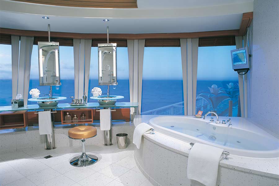 CRUCEROS EN SUITE SUITE DE LUJO NCL GARDEN VILLAS OFERTA PENTHOUSE SUITE